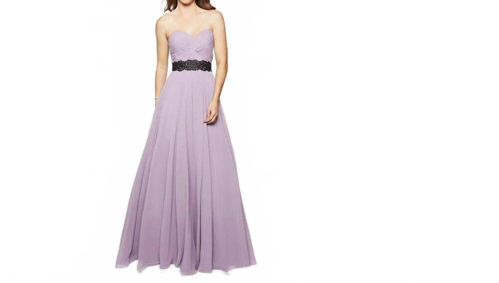 NEW LAST DRESS twilight whirl strapless prom gown in lavender